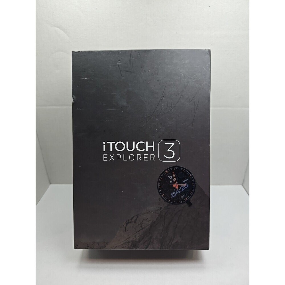 ITouch Explorer 3 Smartwatch Fitness Tracker Heart Rate Step Counter Open Box